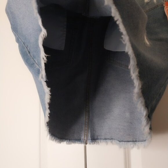 Wonder Nation Girls Denim Skirt - Picture 3 of 5